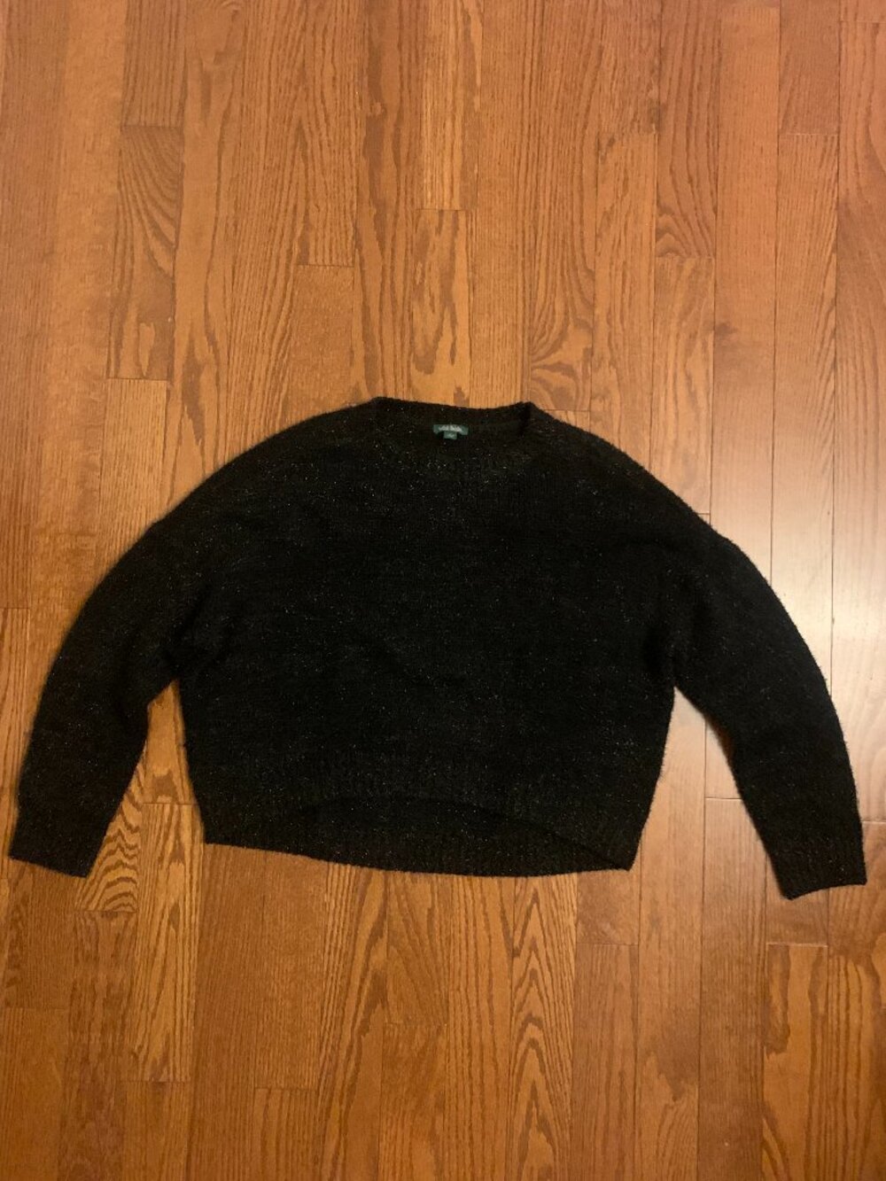 Black Wild Fable Sweater with Silver Accents Women's M